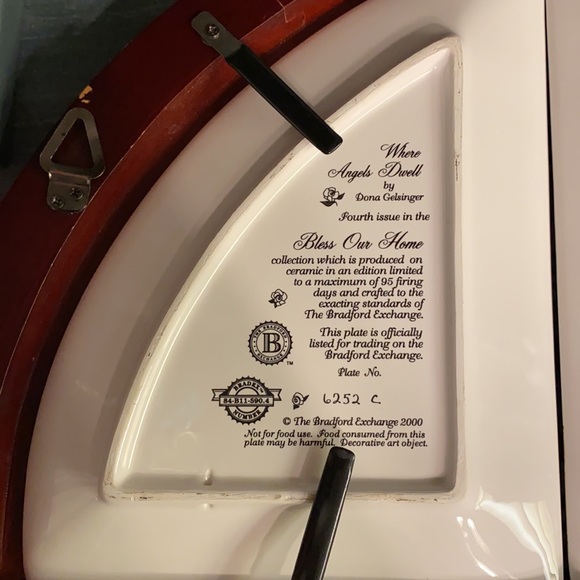 Bless Our Home Angels Plates By Bradford Exchanges. - Picture 6 of 13